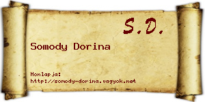 Somody Dorina névjegykártya